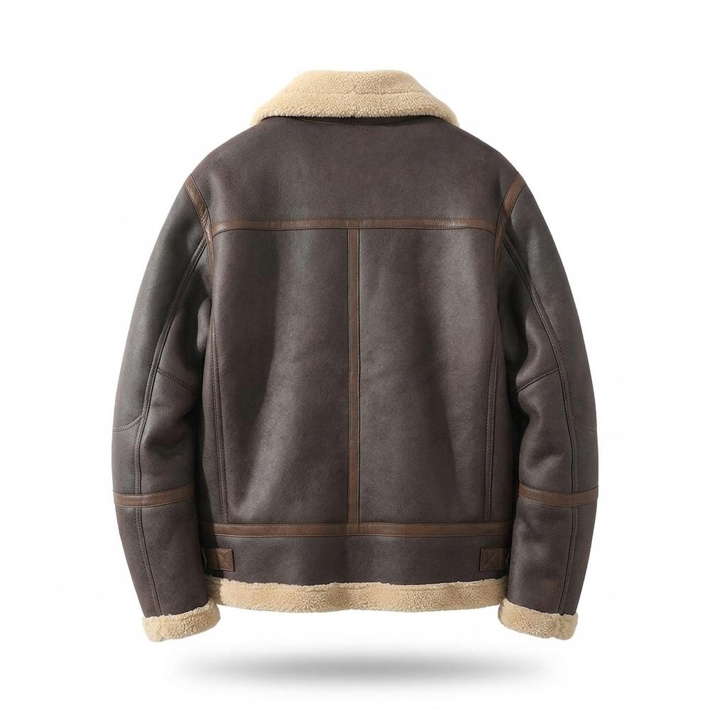Mens Outlet House - Sozed | Fleece-Lined Aviator-Style Jacket Men
