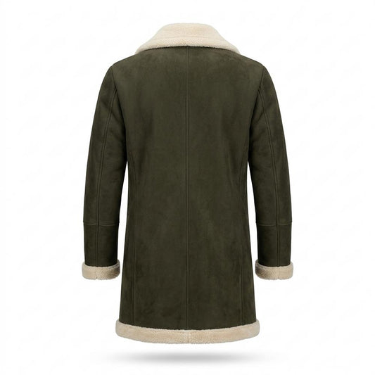 Mens Outlet House - Ronor | Shearling-Lined Double-Breasted Coat Men