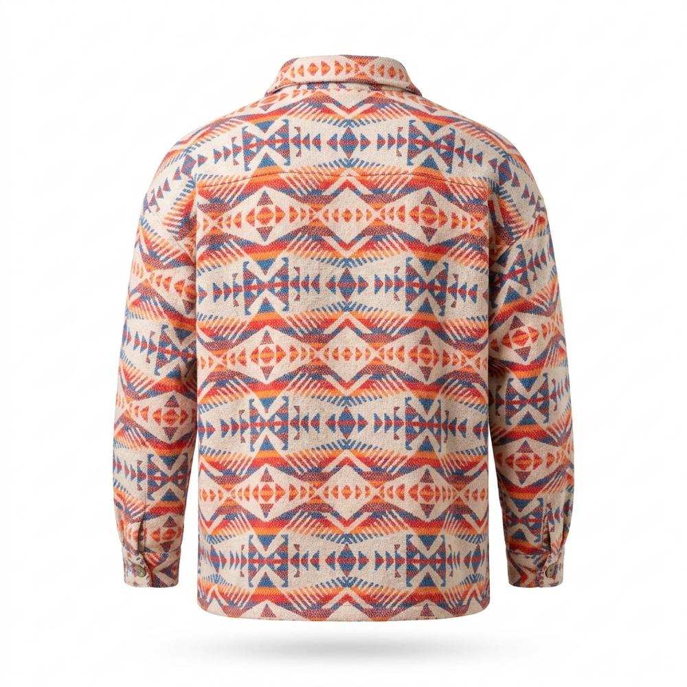 Mens Outlet House - Arrel | Patterned Textured Shirt Men