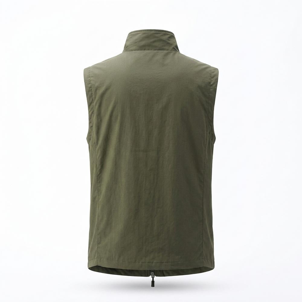 Mens Outlet House - Velev | Zip-Up Lightweight Vest Men