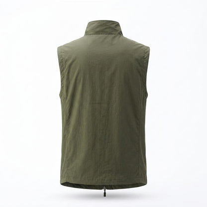 Mens Outlet House - Velev | Zip-Up Lightweight Vest Men