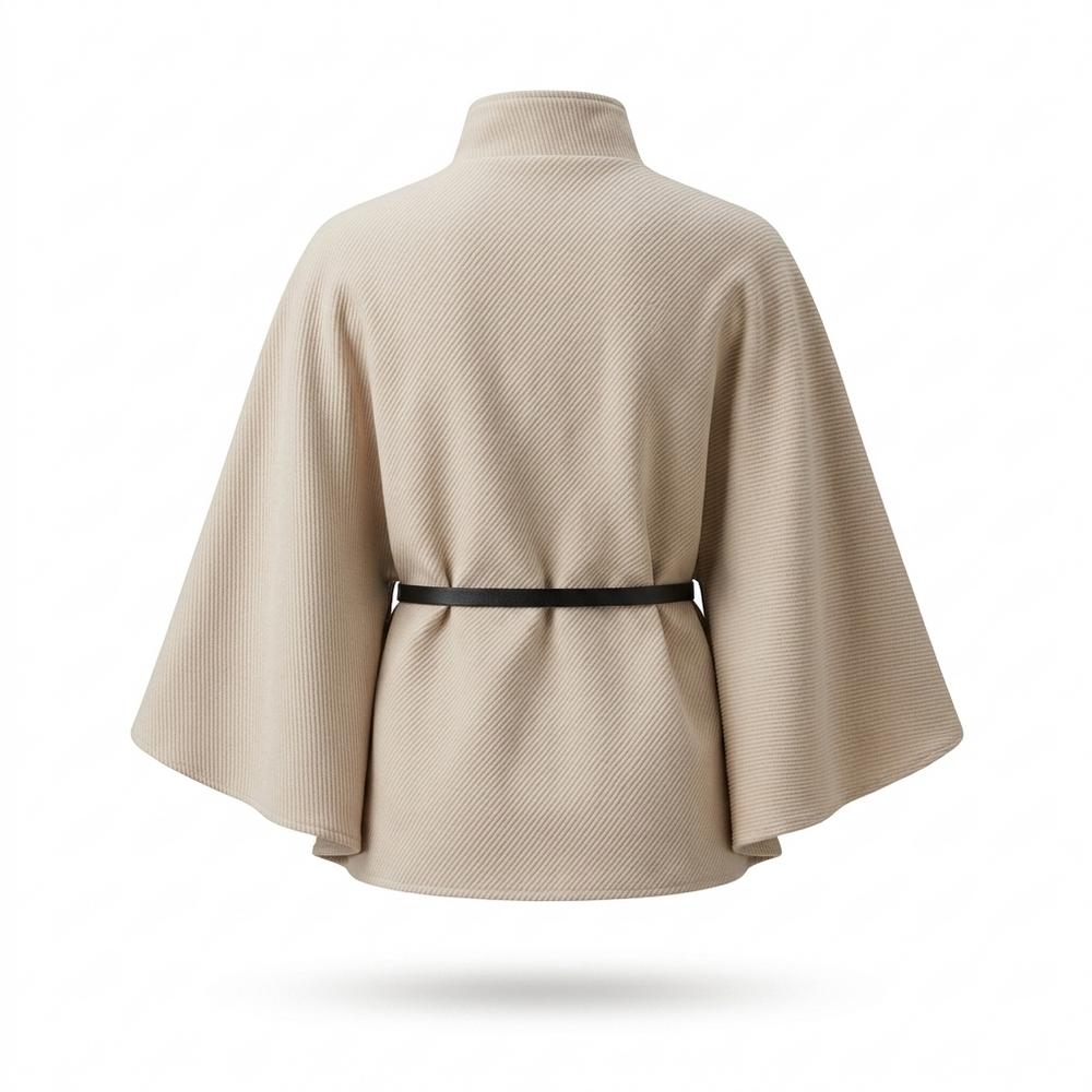 Mens Outlet House - Vaket | Ribbed High-Neck Coat Women