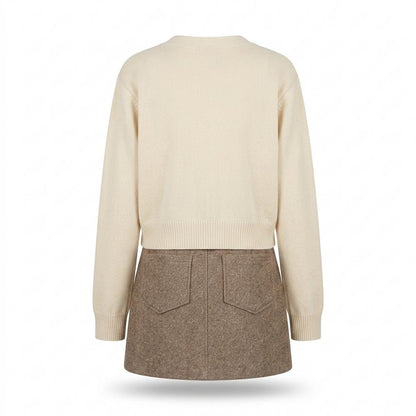 Mens Outlet House - Mizan | Button-Front V-Neck Knit Cardigan Women