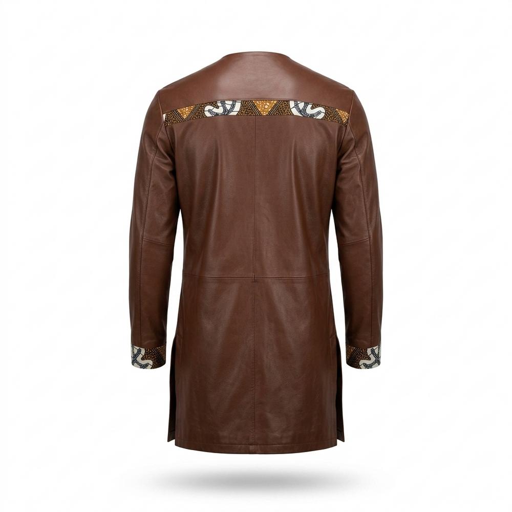 Mens Outlet House - Tilen | Long-Sleeved Pattern-Accented Tunic Men