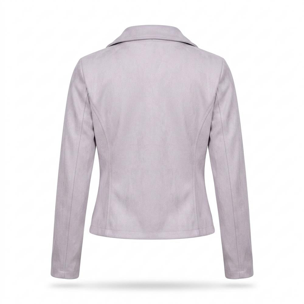 Mens Outlet House - Rimel | Asymmetrical Faux Suede Jacket Women