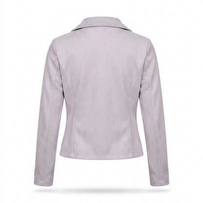 Mens Outlet House - Rimel | Asymmetrical Faux Suede Jacket Women