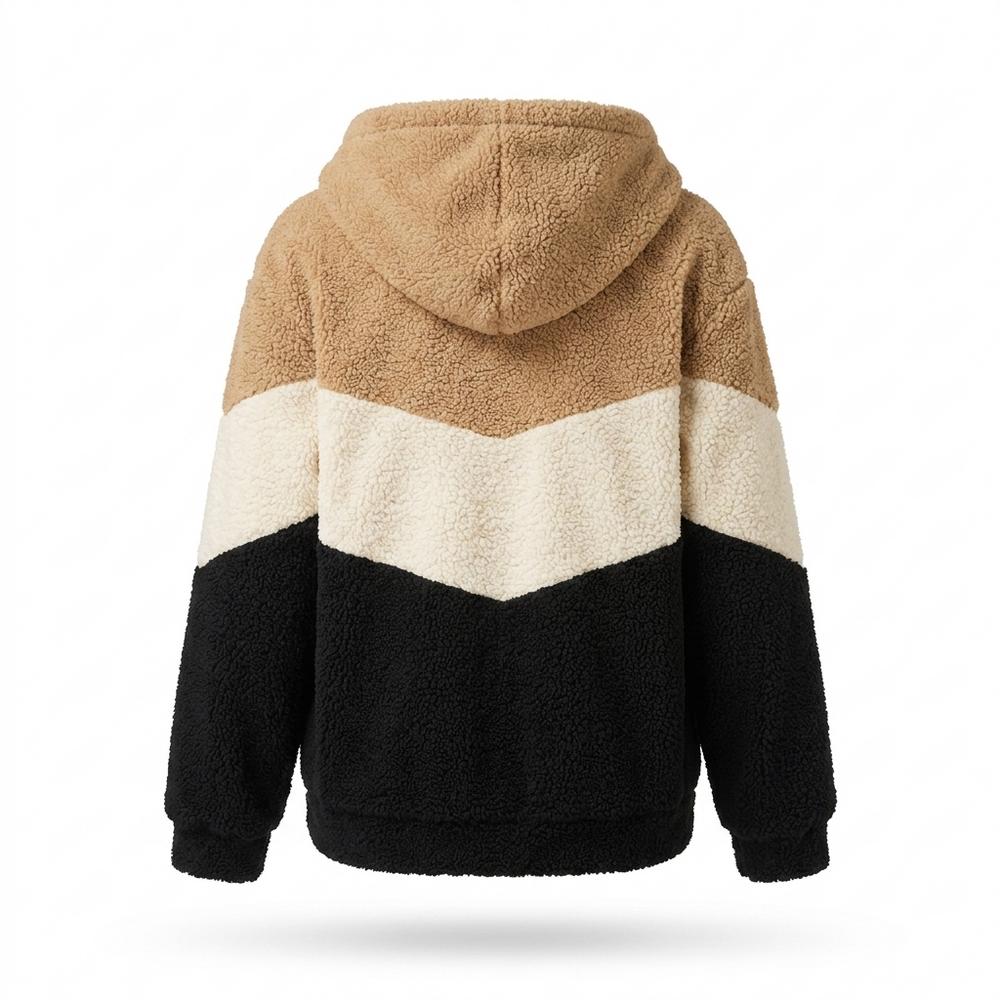 Mens Outlet House - Lusar | Color-Block Fleece Jacket Women