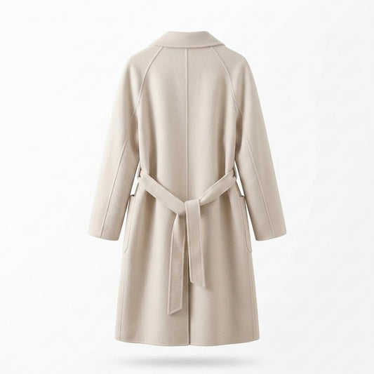 Mens Outlet House - Visik | Belted Woolen Coat Women
