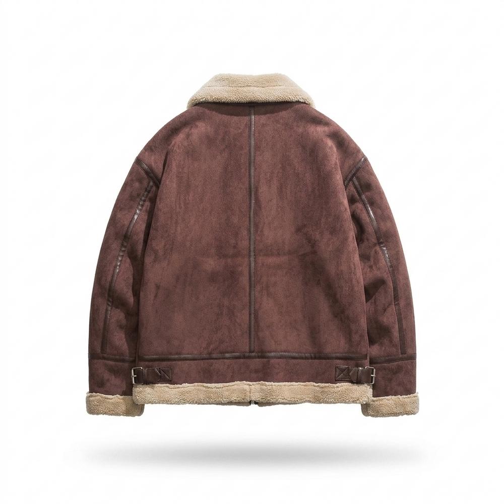 Mens Outlet House - Artir | Shearling-Lined Sueded Jacket Unisex