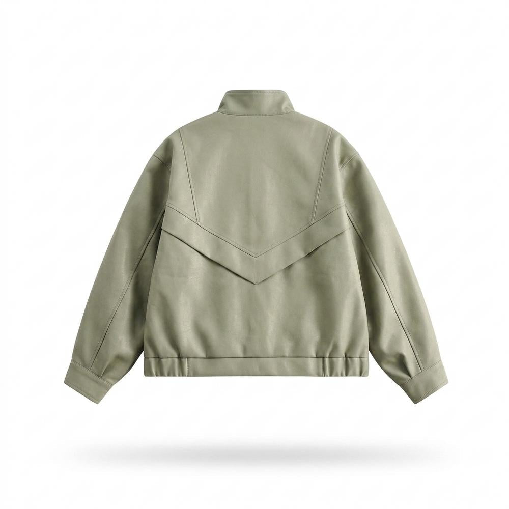 Mens Outlet House - Lazan | High-Collar Paneled Jacket Unisex