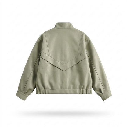 Mens Outlet House - Lazan | High-Collar Paneled Jacket Unisex