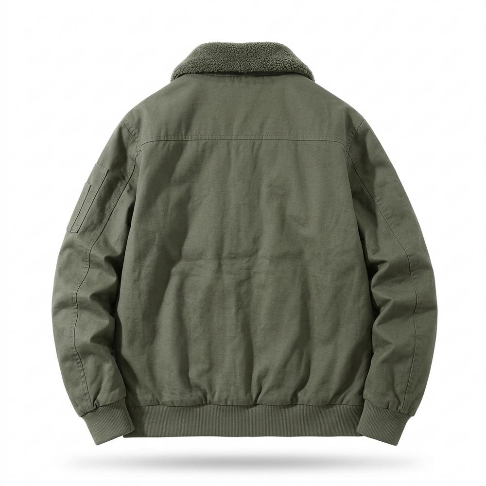 Mens Outlet House - Talin | Fleece-Lined Zip-Up Jacket Men