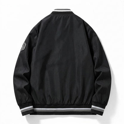 Mens Outlet House - Rolar | Zip-Up Striped-Trim Jacket Men