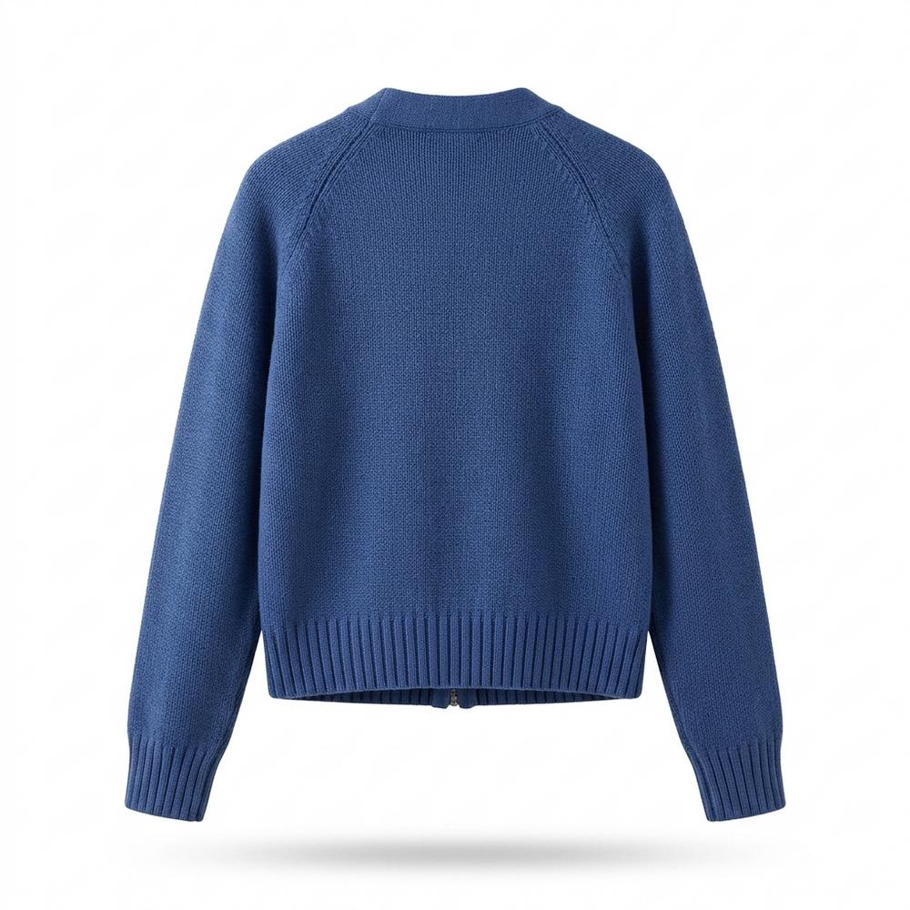 Mens Outlet House - Artal | Zip-Up Knit Cardigan Women