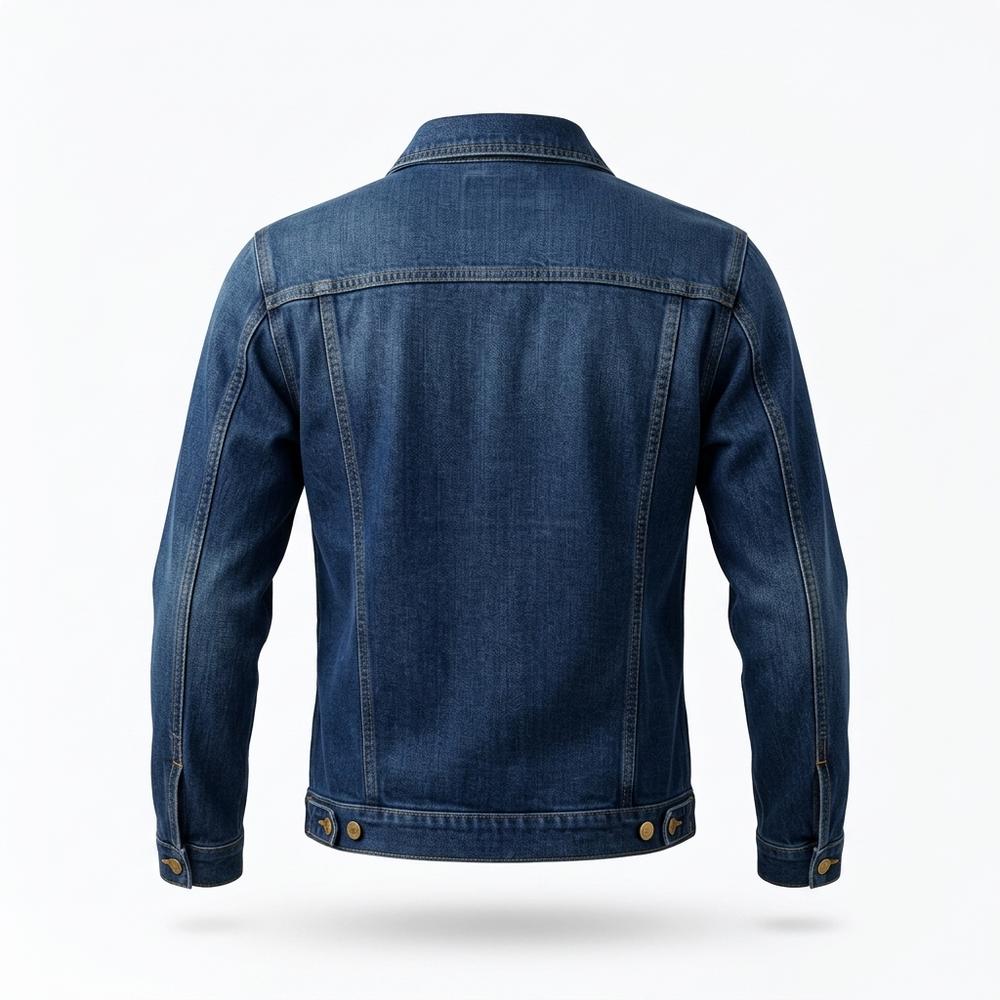 Mens Outlet House - Kigel | Slim-Fit Button-Front Denim Jacket Men
