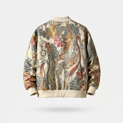 Mens Outlet House - Zamar | Embroidered Zip-Up Jacket Unisex