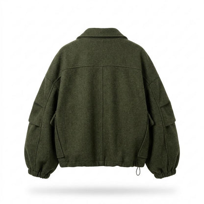 Mens Outlet House - Nimer | Cropped Balloon-Sleeve Jacket Women