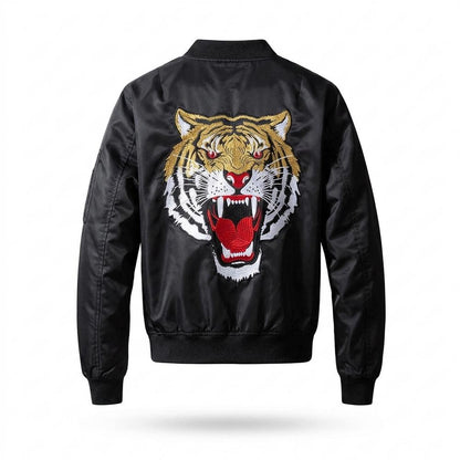 Mens Outlet House - Niver | Embroidered Zip-Up Jacket Men