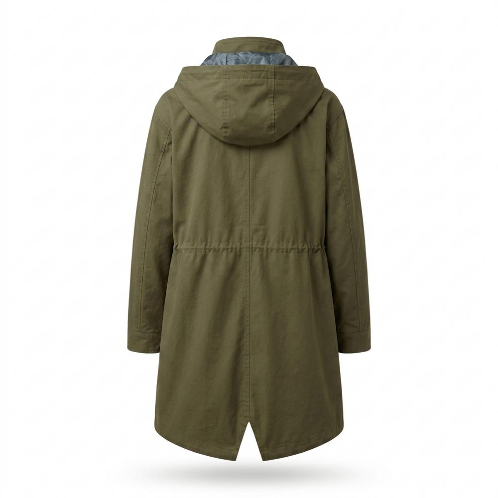 Mens Outlet House - Runul | Hooded Drawstring Coat Women