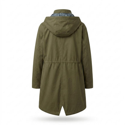 Mens Outlet House - Runul | Hooded Drawstring Coat Women