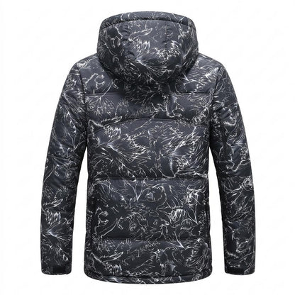 Mens Outlet House - Maram | Padded Patterned Jacket Men