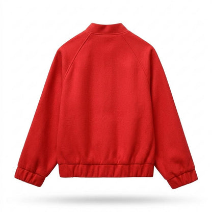 Mens Outlet House - Ketor | Raglan Sleeve Snap-Button Jacket Unisex
