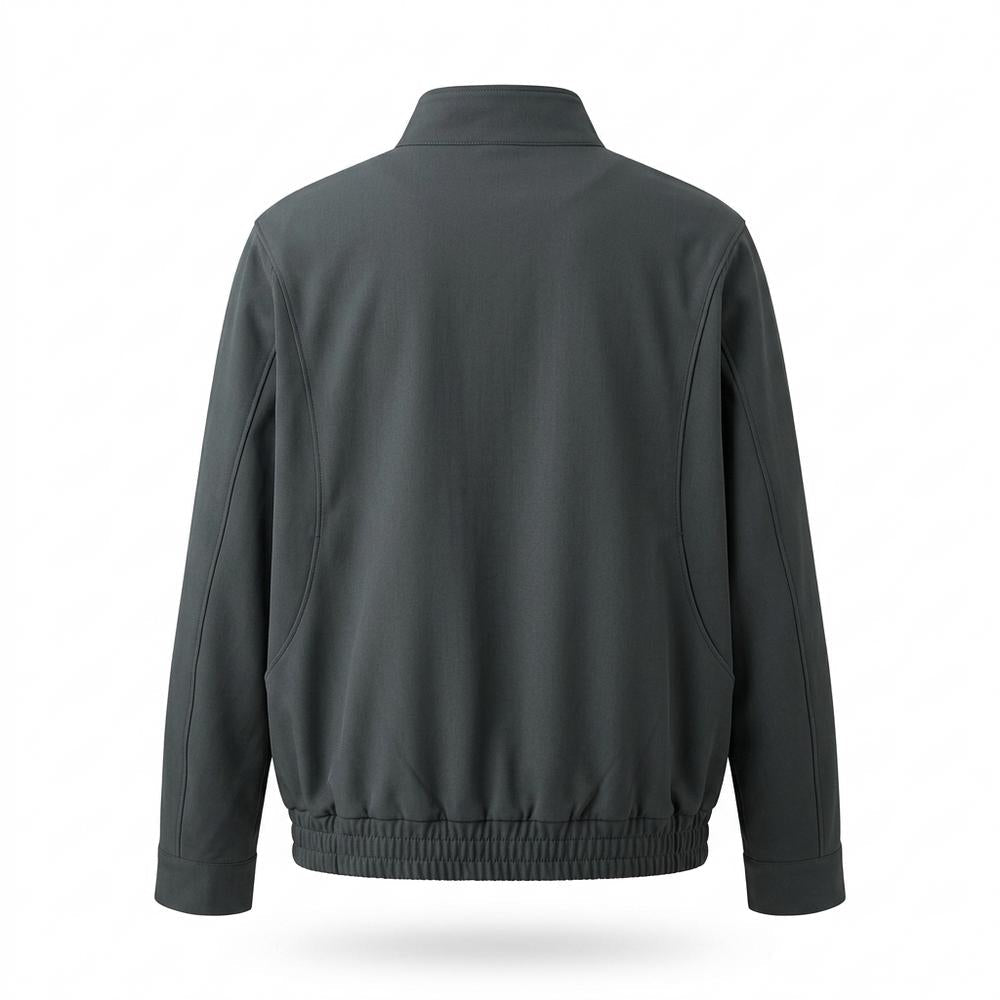 Mens Outlet House - Letor | Zip-Front Stand-Collar Jacket Men