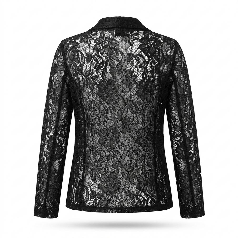 Mens Outlet House - Velan | Lace Open-Front Jacket Women