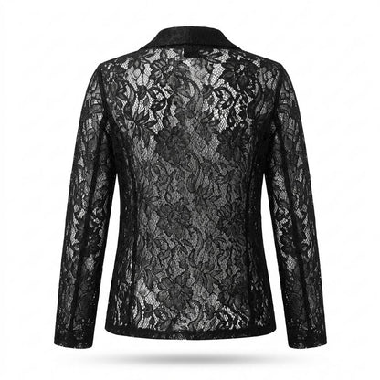 Mens Outlet House - Velan | Lace Open-Front Jacket Women