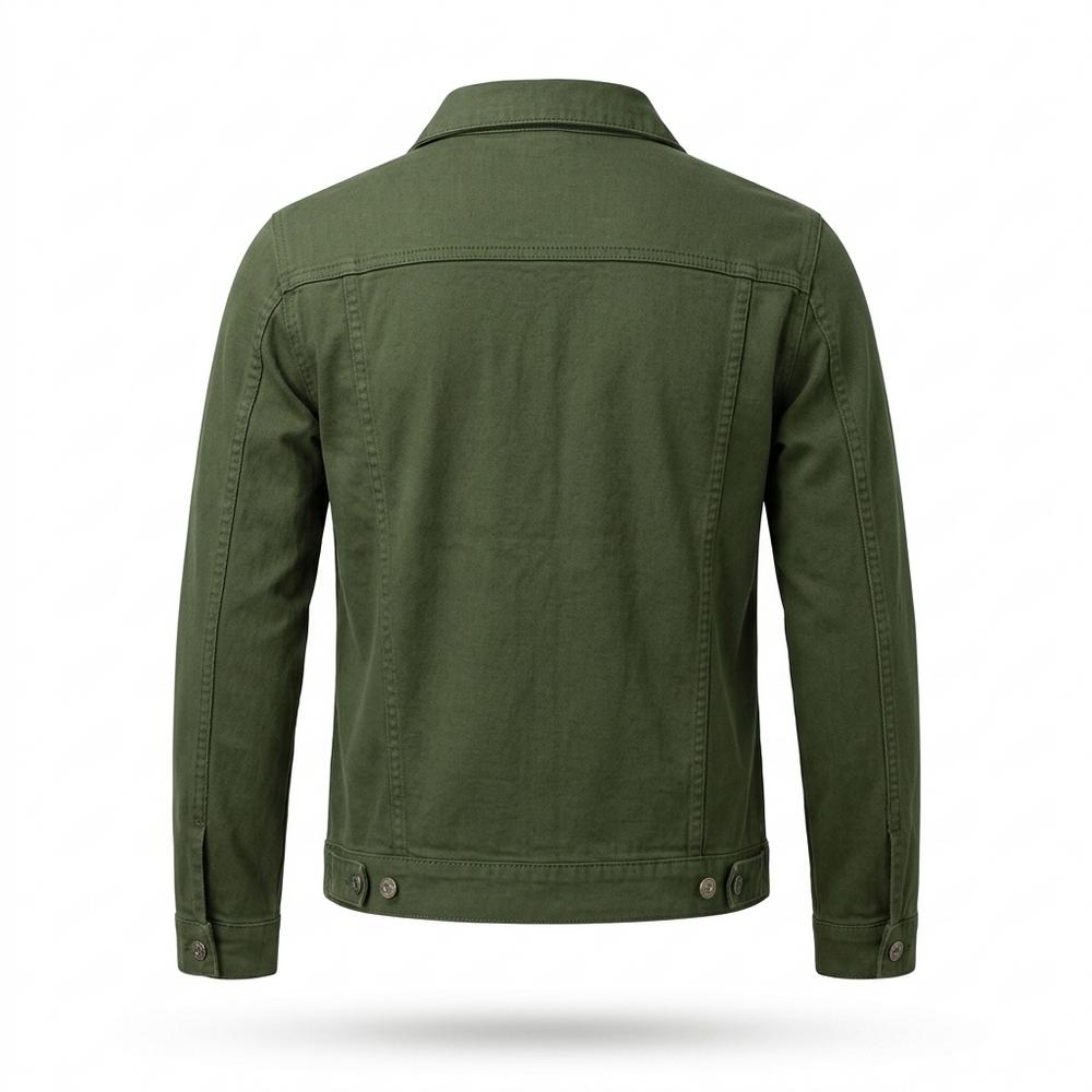 Mens Outlet House - Seren | Button-Front Slim-Fit Jacket Men