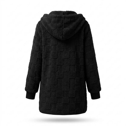 Mens Outlet House - Sesan | Hooded Textured Coat Women