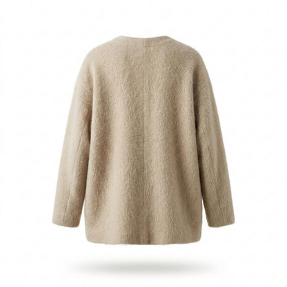 Mens Outlet House - Nolan | Collarless Textured Cardigan Women