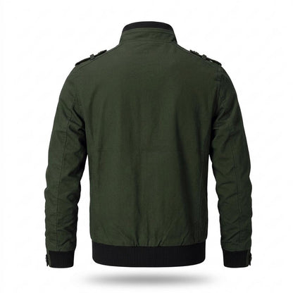 Mens Outlet House - Larel | Zip-Up Stand-Collar Jacket Men