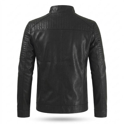 Mens Outlet House - Tihal | Lined Quilted Leather Jacket Men