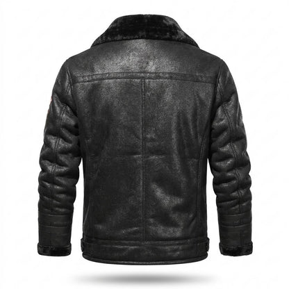 Mens Outlet House - Niven | Faux-Leather Lined Jacket Men