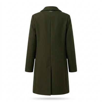 Mens Outlet House - Aopos | Double-Breasted Notched Lapel Coat Women