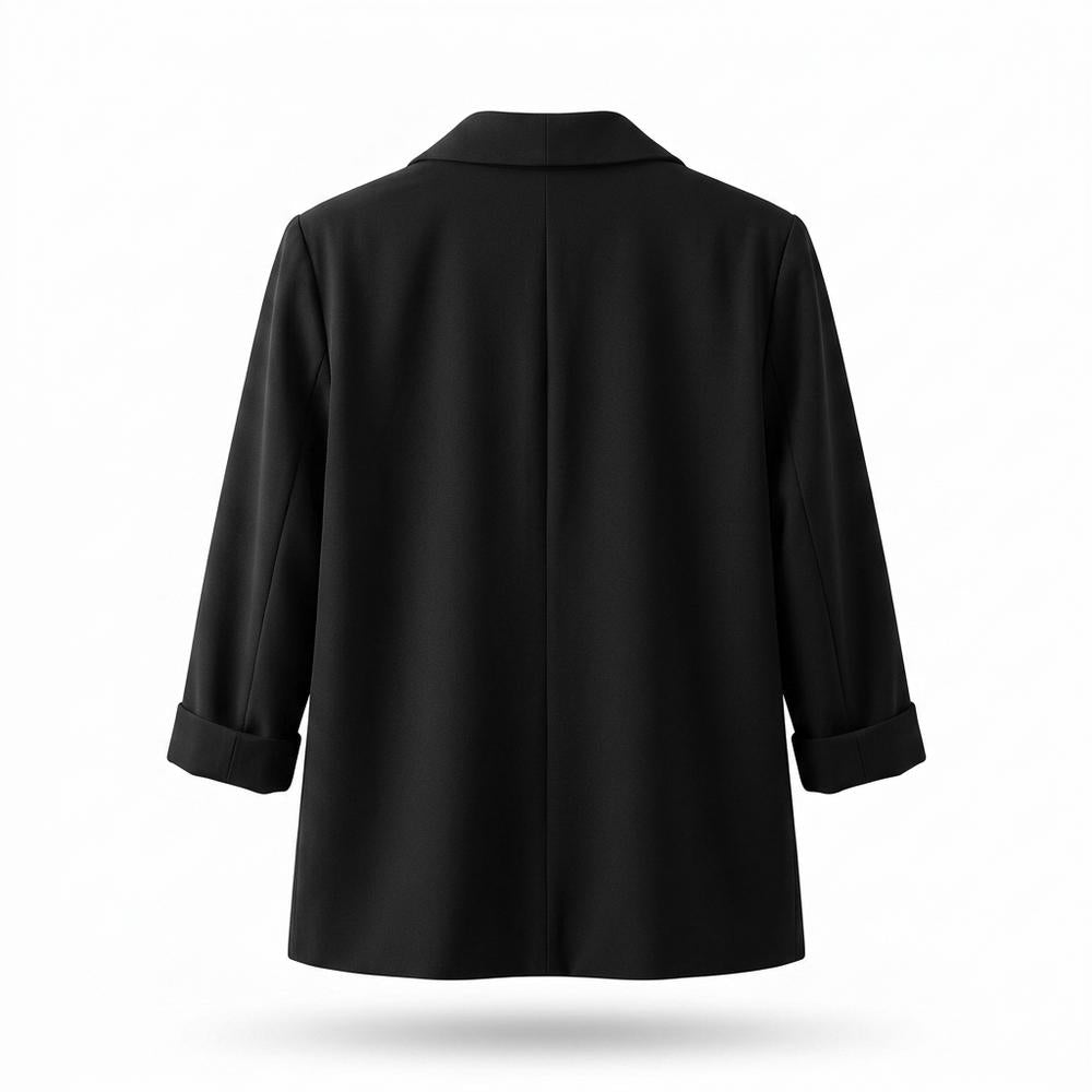Mens Outlet House - Alsil | Open-Front Rolled-Sleeve Blazer Women