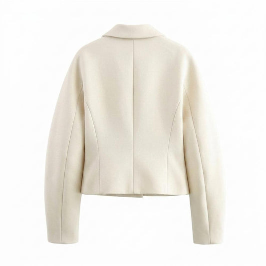 Mens Outlet House - Zehal | Cropped Single-Breasted Blazer Women