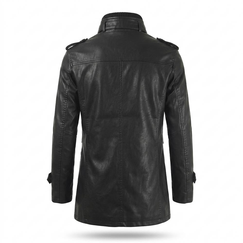 Mens Outlet House - Senal | Fleece-Lined Stand Collar Coat Men
