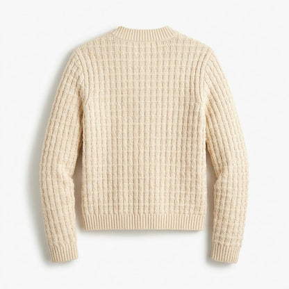Mens Outlet House - Zedan | Waffle-Knit Button-Front Knit Cardigan Women