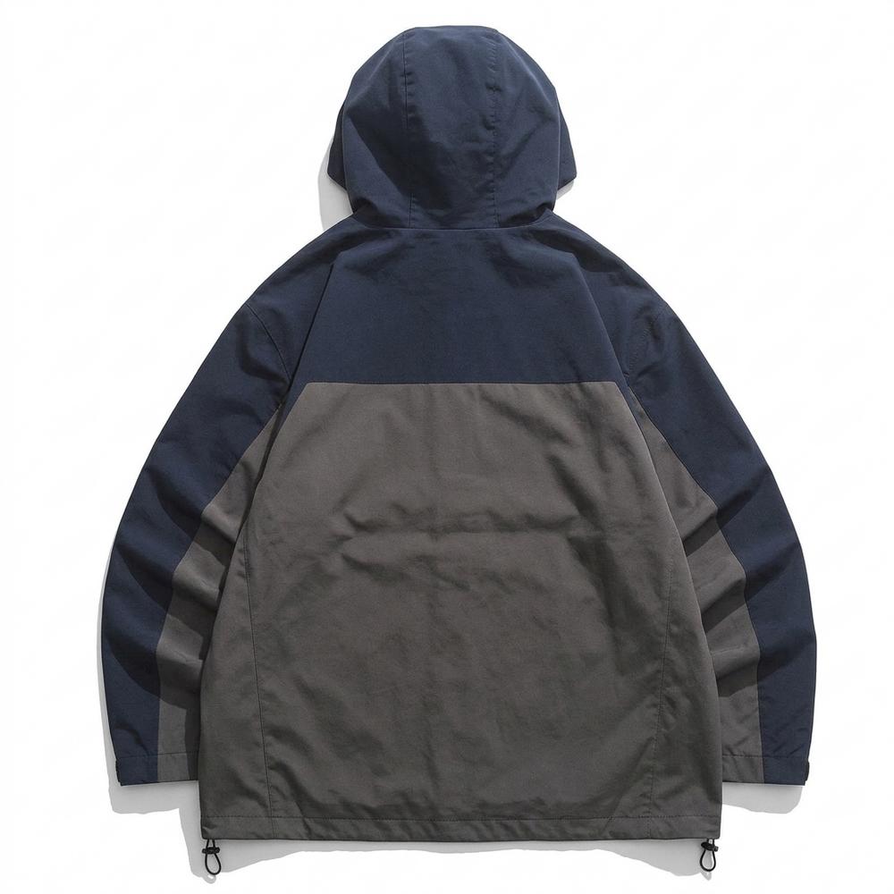 Mens Outlet House - Tuwik | Color-Blocked Hooded Jacket Unisex