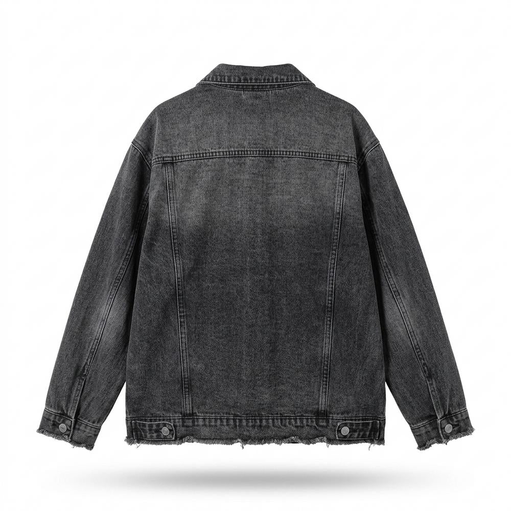 Mens Outlet House - Yehul | Washed Relaxed-Fit Denim Jacket Women