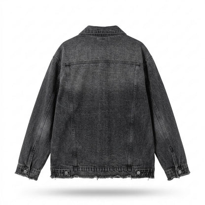 Mens Outlet House - Yehul | Washed Relaxed-Fit Denim Jacket Women