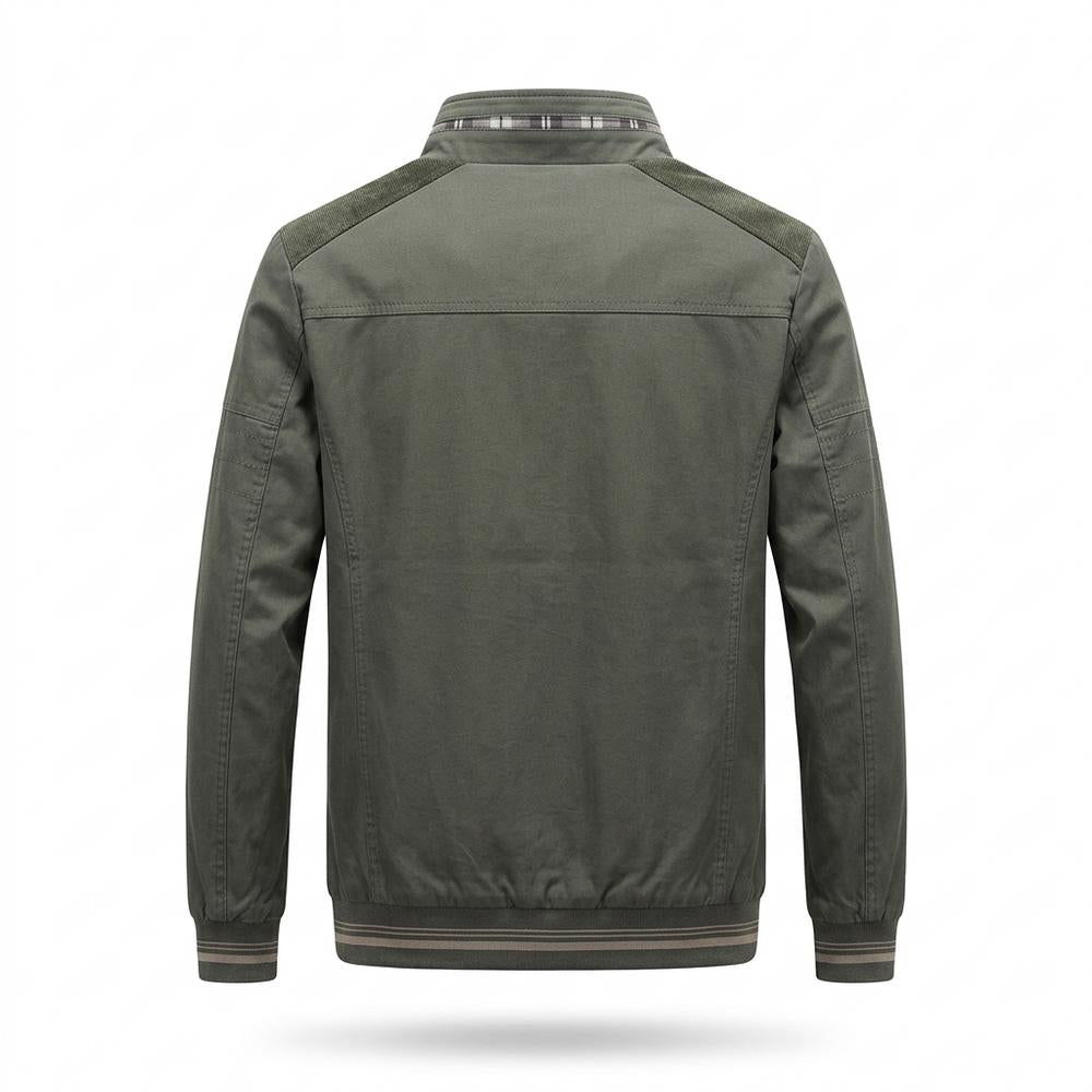 Mens Outlet House - Arsil | Zip-Up Plaid-Lined Jacket Men