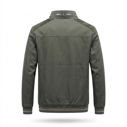 Mens Outlet House - Arsil | Zip-Up Plaid-Lined Jacket Men