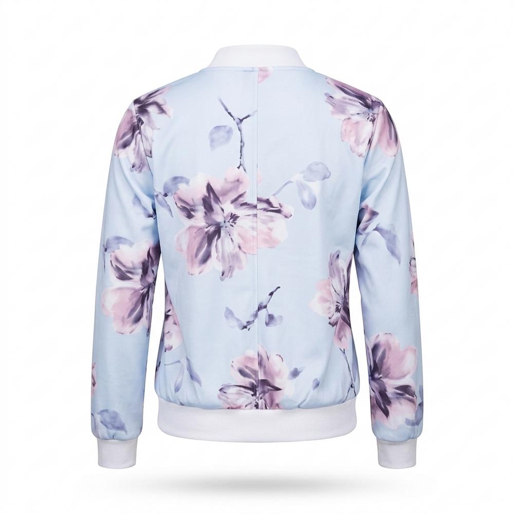 Mens Outlet House - Sanav | Floral Zip-Up Jacket Women