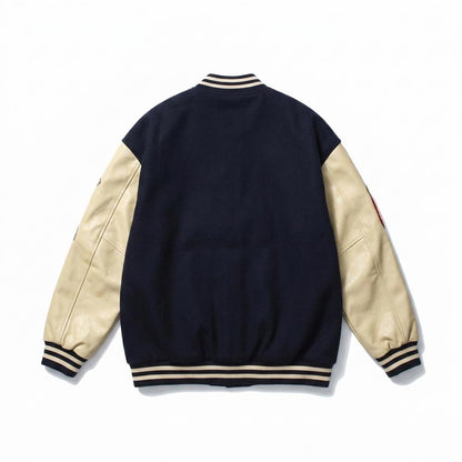 Mens Outlet House - Arken | Embroidered Two-Tone Jacket Unisex