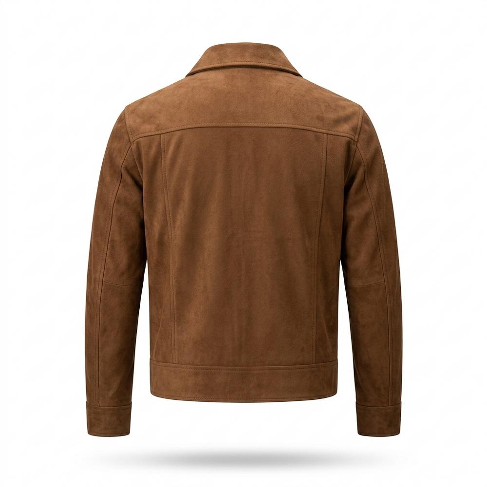 Mens Outlet House - Lakam | Zip-Up Faux-Suede Jacket Men