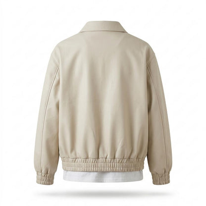 Mens Outlet House - Calor | Faux-Leather Zip-Up Jacket Men