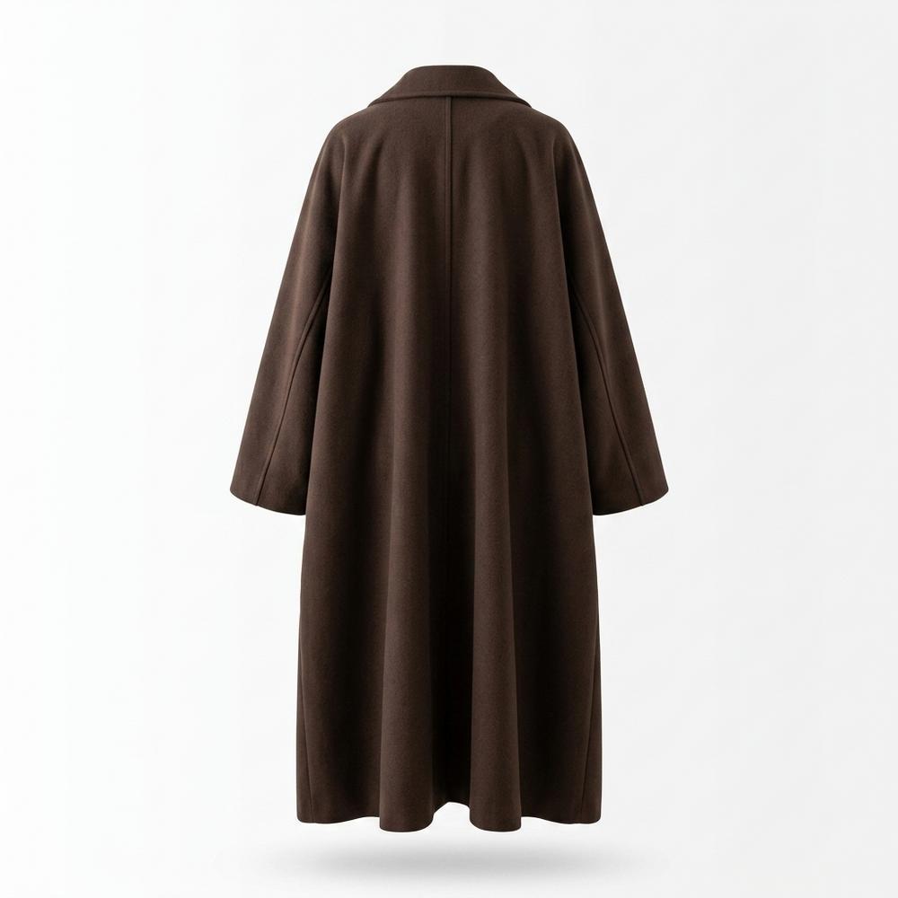 Mens Outlet House - Lunem | Single-Breasted Loose-Fit Coat Women